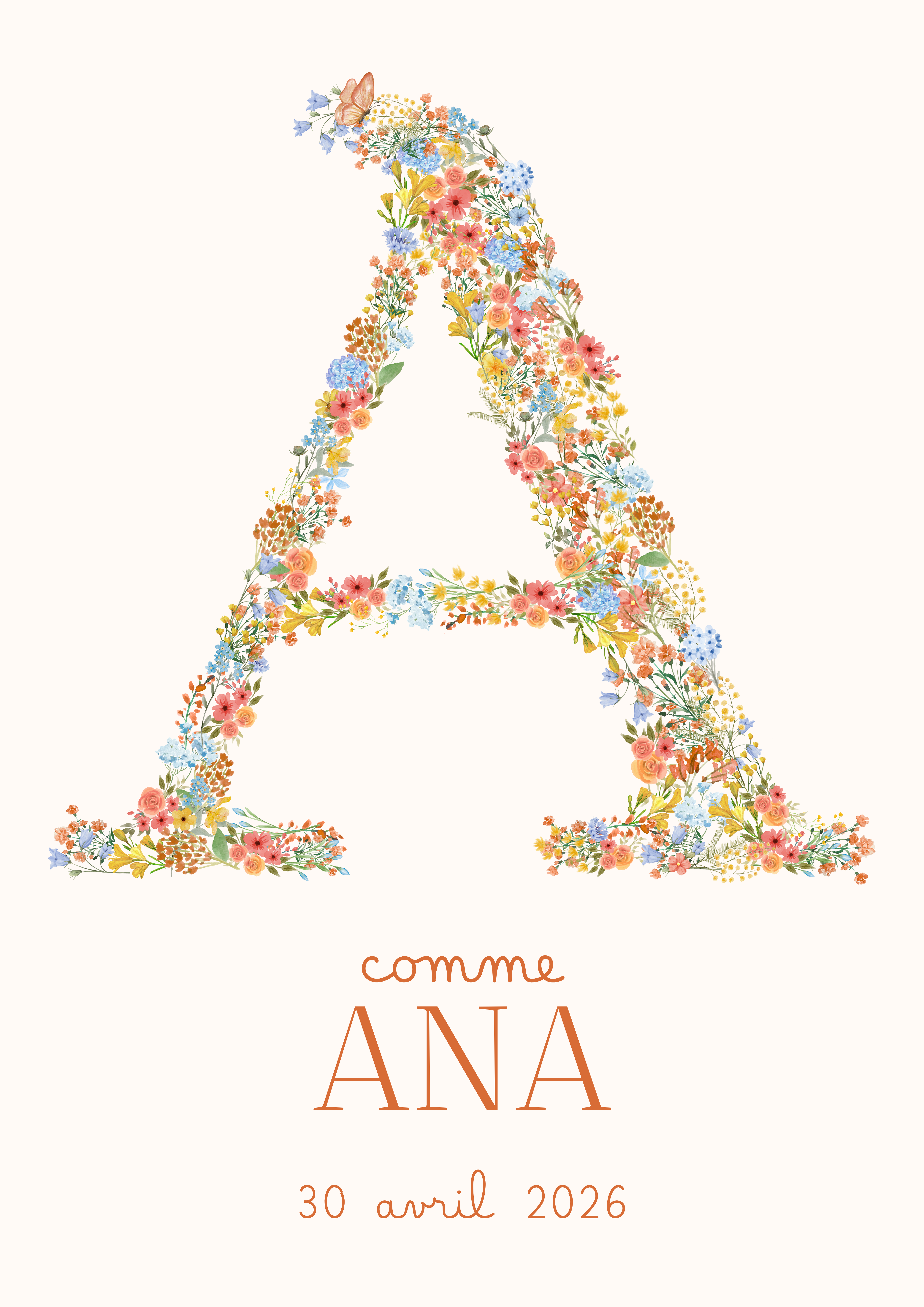 Affiche de naissance